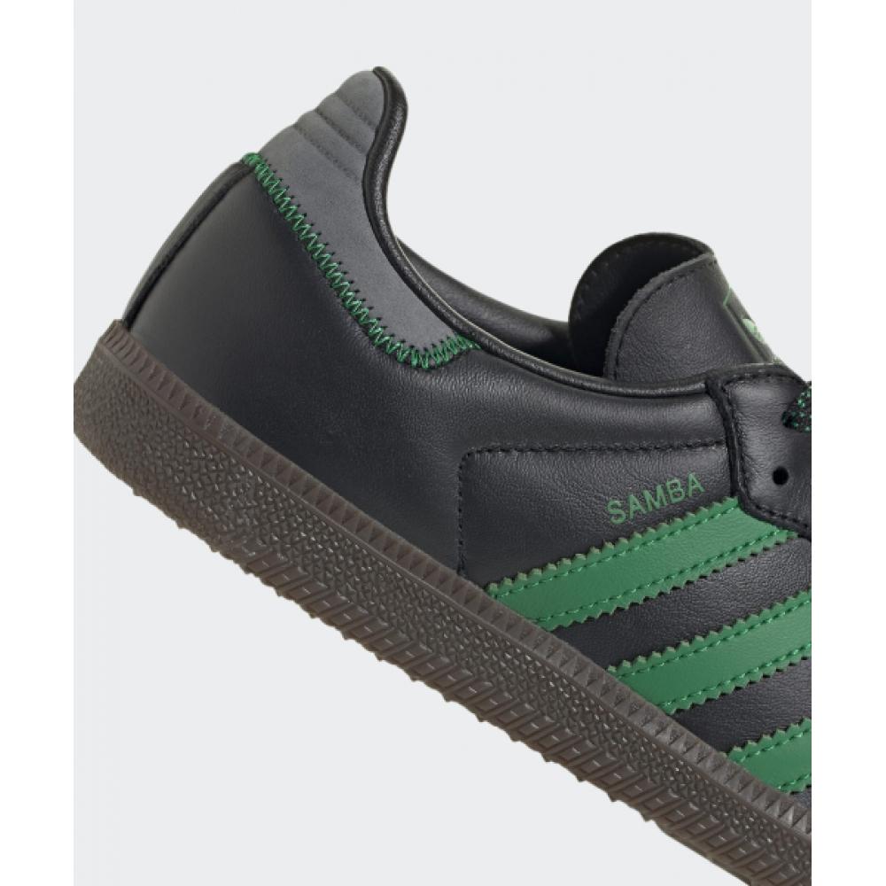 Adidas Samba Og W   Black  Green Ie6520