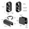 5Pcs Fixed Buckle Bicycle Cable Clips Replaceable Derailleur Cable Organizer  MTB Cycling Accessory