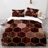Graphics Series 3D Digital Printing Three-Piece Bedding Kit Bed Sheet Quilt Cover