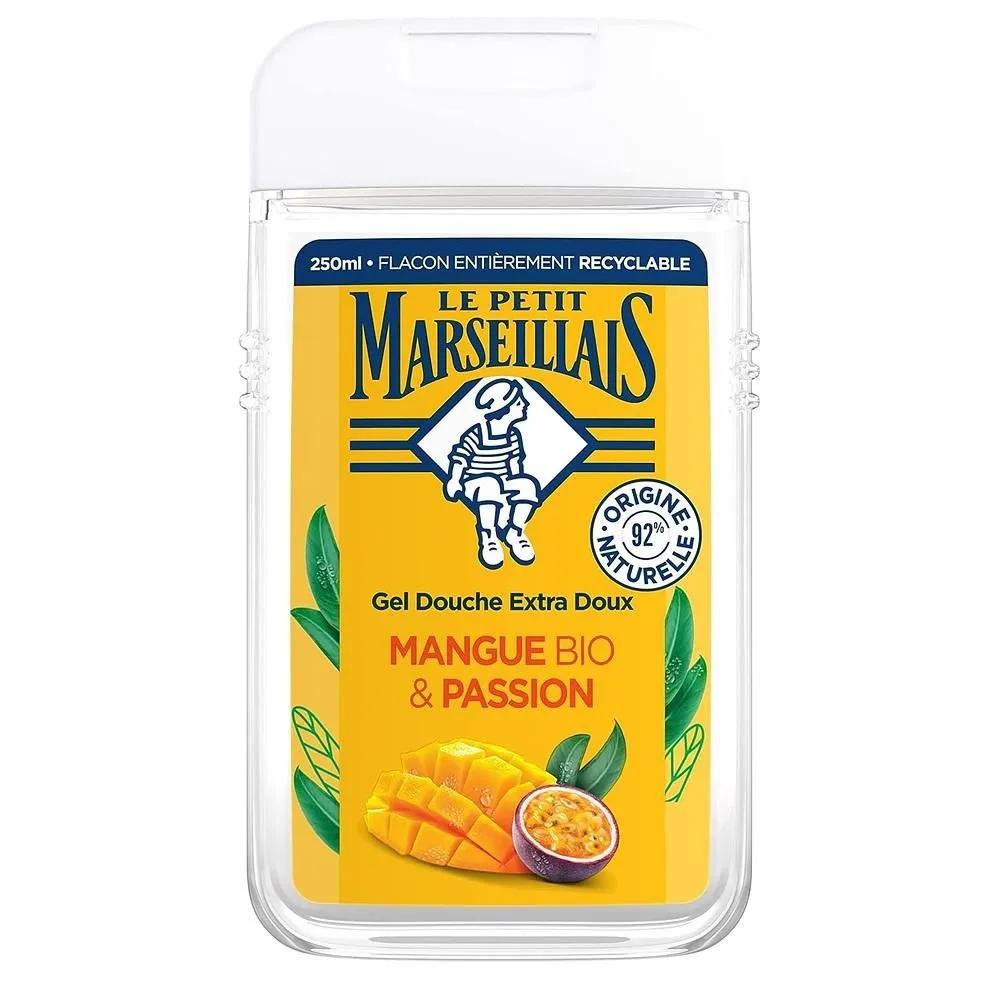 Le Petit Marseillais Нежный гель для душа 250 мл, 4 шт., Манго и Маракуйя
