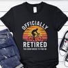 Cycling Retirement T-and Kids Tshirt, Cyclist Retirement Gift Idea, Officially Retired T and Kids Tshirt, Funny Cycling Tee