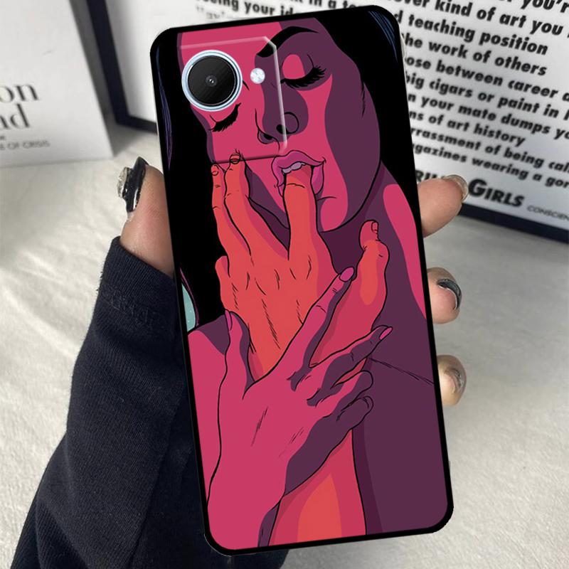 Girls Bikini Sexy For Realme C75 C55 C71 C61 C53 C33 C63 C51 C65 C67 11 12 13 14 15 Pro Plus GT6 GT7 Pro Case
