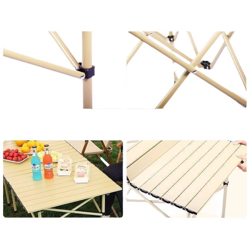 Portable Outdoor Folding Table Set for Camping, Barbecue, and Picnics