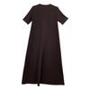 Whim Gazette WGZ1051309A0001 25Stainless Steel Brown Punch Flare Dress dress F BrownUsed