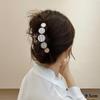 Kshmir New style exaggerated large beads acrylic hair clip large make-up hair styling hairpin female hair pearl hair accessories
