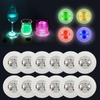 AHIIER 12 Pcs RGB Led Coasters - Multicolor Led Bar Coaster with 7 Colors, Bottle Lights and Sticker Lights for Party, Wedding, Bar