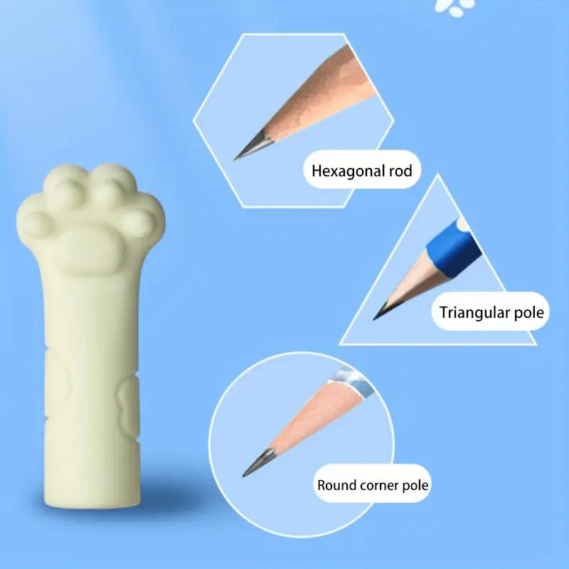 30pcs Cartoon Eraser Caps Pencil Erasers Toppers Cute Cat Erasers for Kids Student School Stationery Supplies Pen Head Sleeves