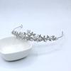 Bridal Pearl Crown Headband Diamond Headband Alloy Rhinestone Leaf Princess Birthday Crown Wedding Headgear