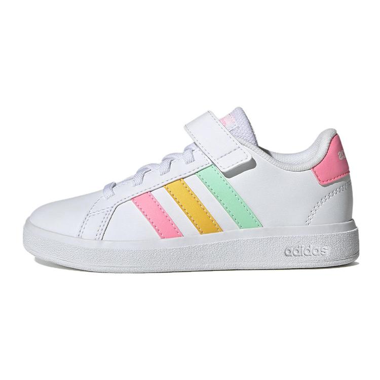 Adidas Grand Court 2.0 Little Kid White Multi-Color HP8913 28
