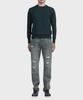 PANICALE Blue Logo Round Knit