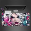 1pc Urban Pop Art Collage Computer Pad with Vibrant Print, Mouse Pads for Desk 012