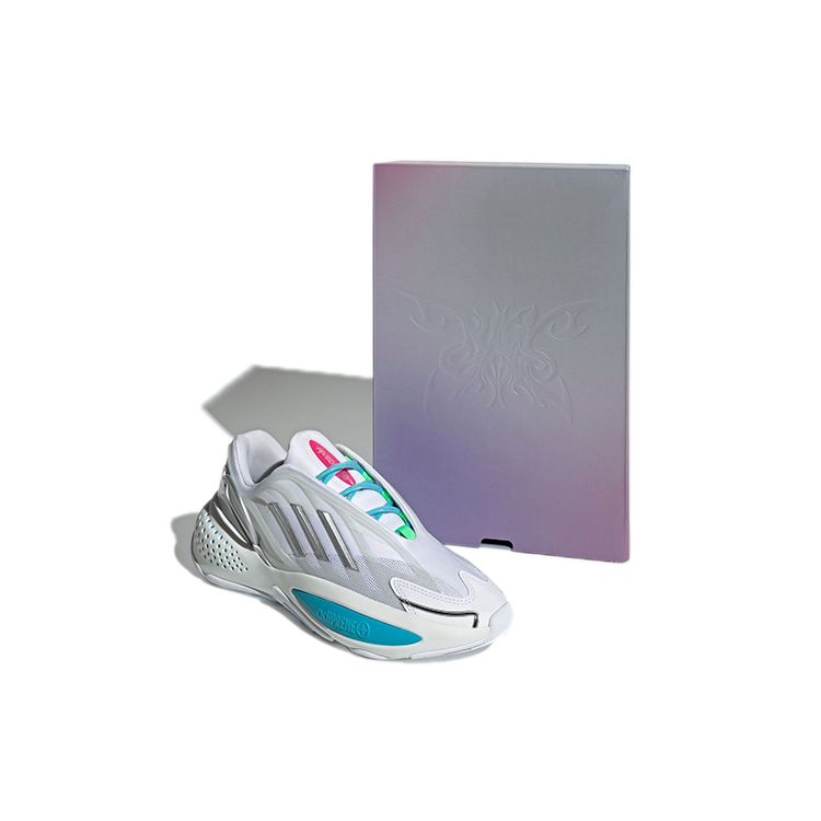 RUBY 9100M X Adidas Ozrah Consortium Silver Metallic Unisex Sneakers White Cloud-White Shock-Pink GX8435