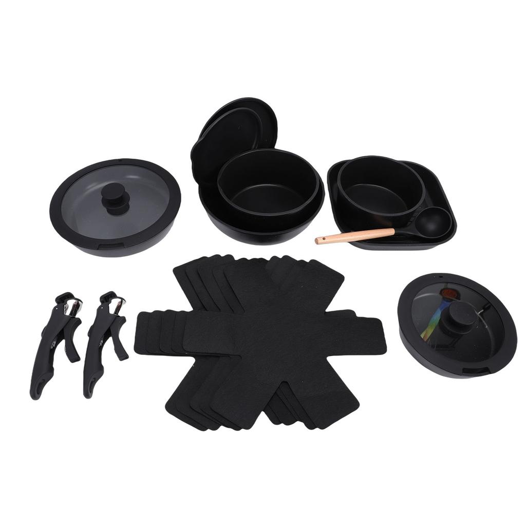 Pots and Pans Set with Detachable Handle Aluminum Nonstick Induction Cookware Set for Kitchen Cooking Dishwasher Safe