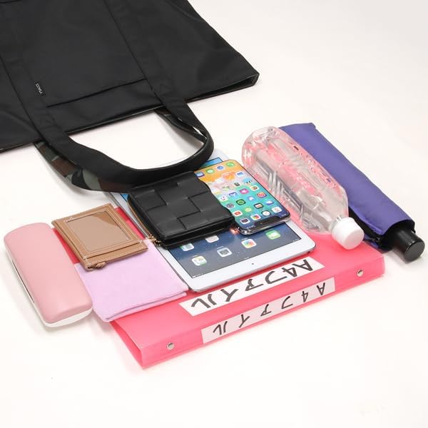 Tote Bag Polyester Canvas Reversible Tote Bag 2003512SC Gray [Isaac] (11)