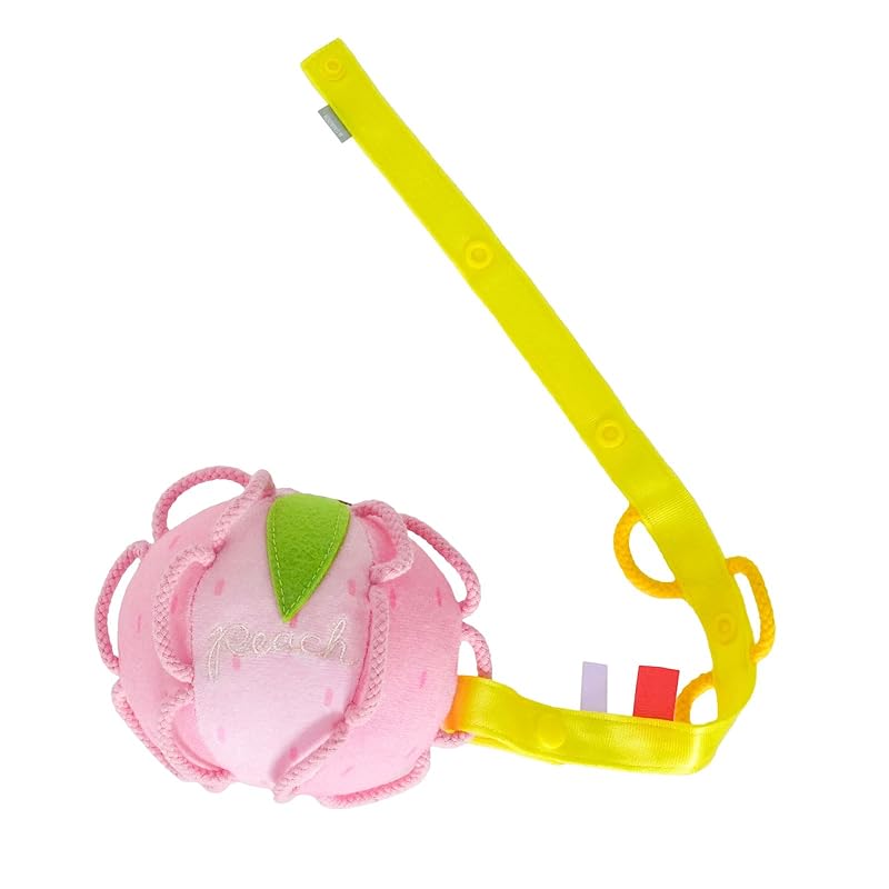 

[] Рекомендований набір Шаоль: Кільце Куля + Ремінець-кільце (Персиковий + Жовтий / Немовля 0 років) Дитяча розвивальна іграшка для новонароджених, для візочка, манежу, ніжний дзвіночок