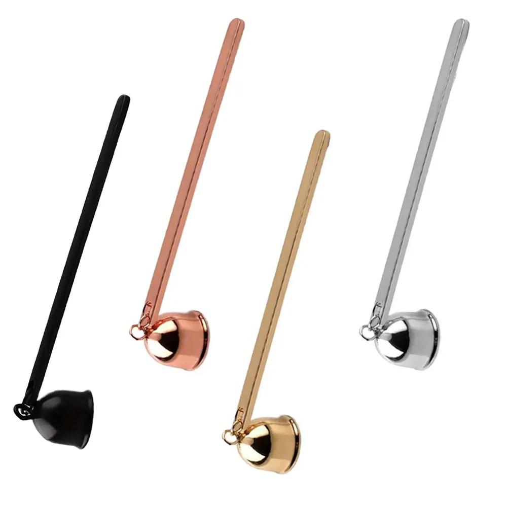 Candle Wick Snuffer Multiple Colors Candle Accessories Bell Long Handle Candle Care Tools Home Supplies DIY Lover Craft Gifts