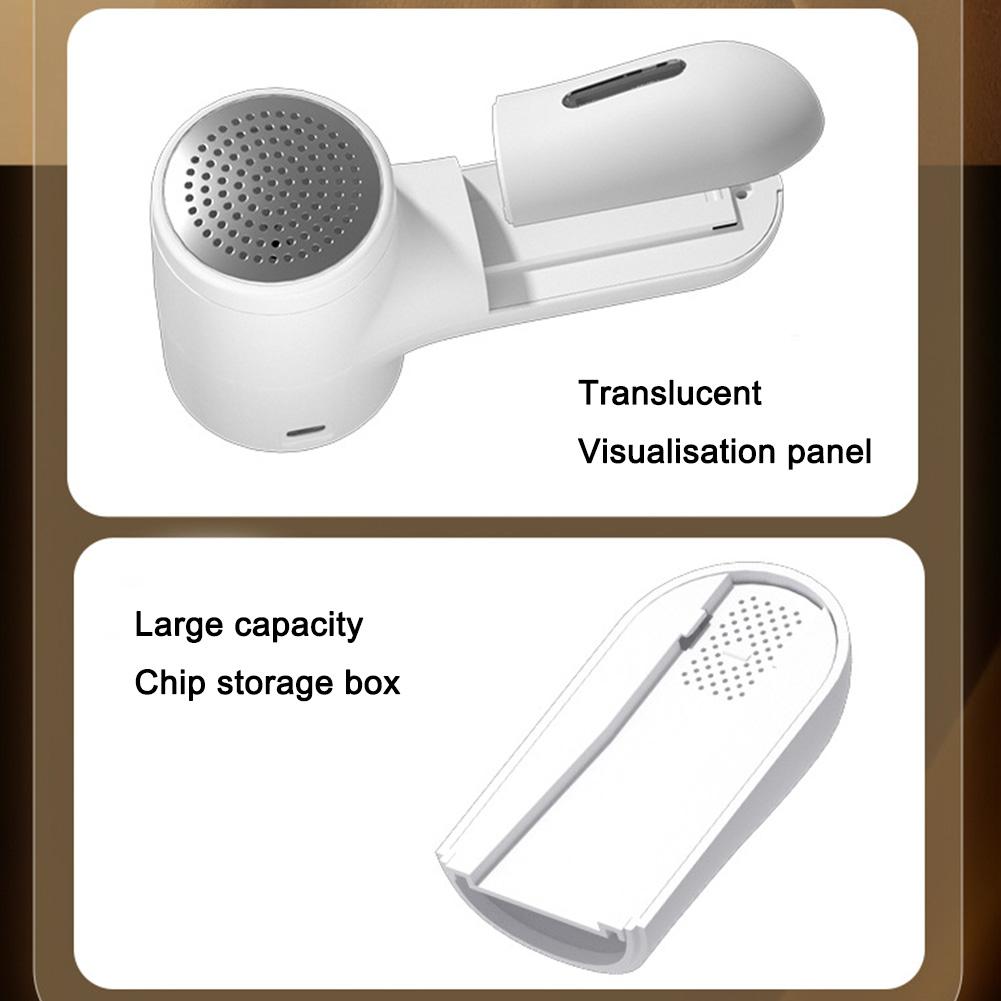 Lint Remover for Clothes USB Rechargeable Fabric Shaver with 6 Replacement Blades Lint Remover 5-Speed for Clothes Sweater Sofa