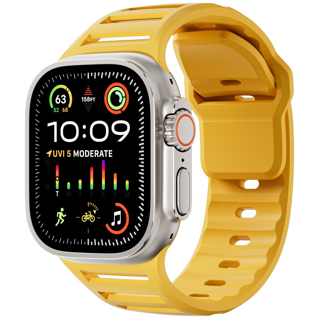 Straps for Apple watch Ultra 2 Band 49mm 45mm 44mm 42mm Sport Silicone watchband belt correa bracelet iwatch 10 9 8 7 6 SE 5 4