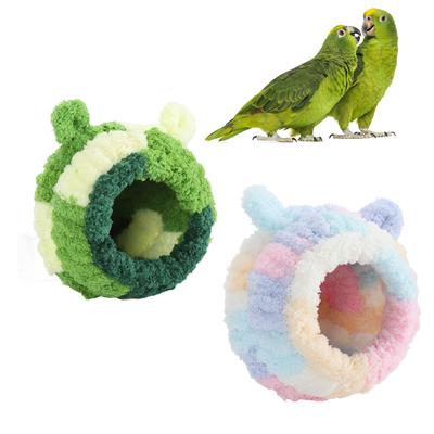 Vogelkäfig Bett Wellensittich Nistbett Papagei Nest Haus Gemütlich Bequem Schönes Aussehen Dekorativ Warm Vogelkäfig Bett für Wellensittich