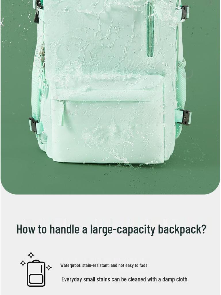 Expandable Travel Backpack with Shoe Compartment and Wet/Dry Separation for Men and Women - Perfect for Short Trips and Business Travel