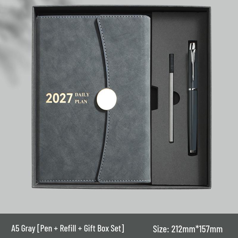 A5 2027 Spanish-English Daily Diary & Planner Gift Set