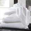 70CMX140CM White Cotton Towel Super Absorbent Lightweight Washcloth for Hotel Home Bathroom Spa Gym