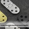 Strong 180 Degree Full Rotation Hinge Furniture Hardware Tool Easy Installation Cabinet Hinge set for Compact Space