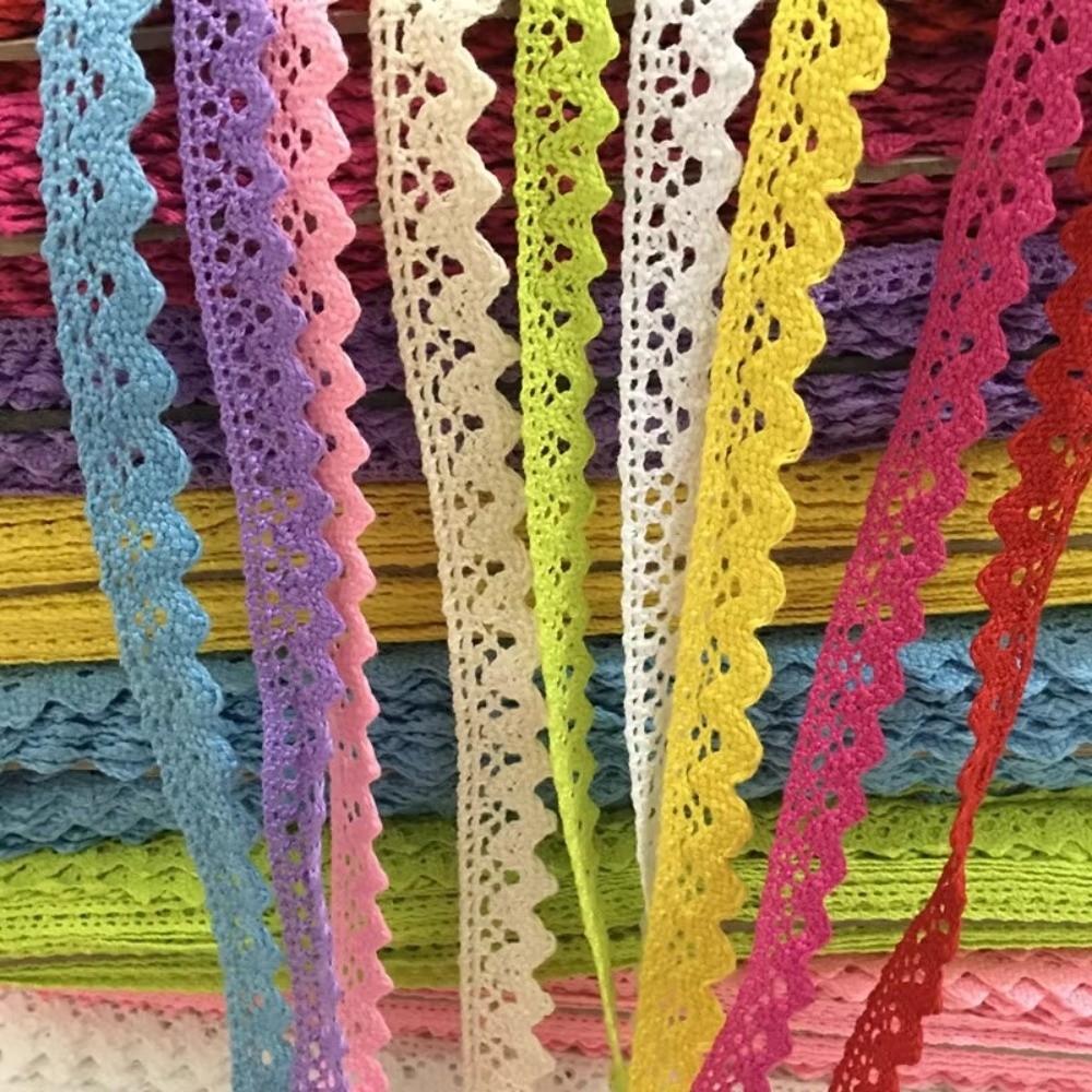 Cotton Flower Lace Trim 2 Yards Length DIY Craft Lace New Lace Ribbon Tape Handicrafts Decoration