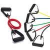 5 Levels Resistance Pull Rope Elastic Monochrome Yoga Pull Rope Multifunctional with Handles Fitness Resistance Rope Exercise