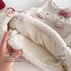 2025 Kids' Quilted Winter Dress - Trendy Girls' New Year Outfit