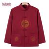 YUZHAOLIN Traditional Chinese Elderly Tang Suit Jacket