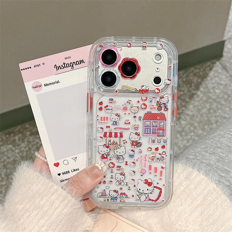 

Creative Cartoon Cat iPhone 17/16 Pro Max/15/14 Case for Daily Use Apple 15 Pro