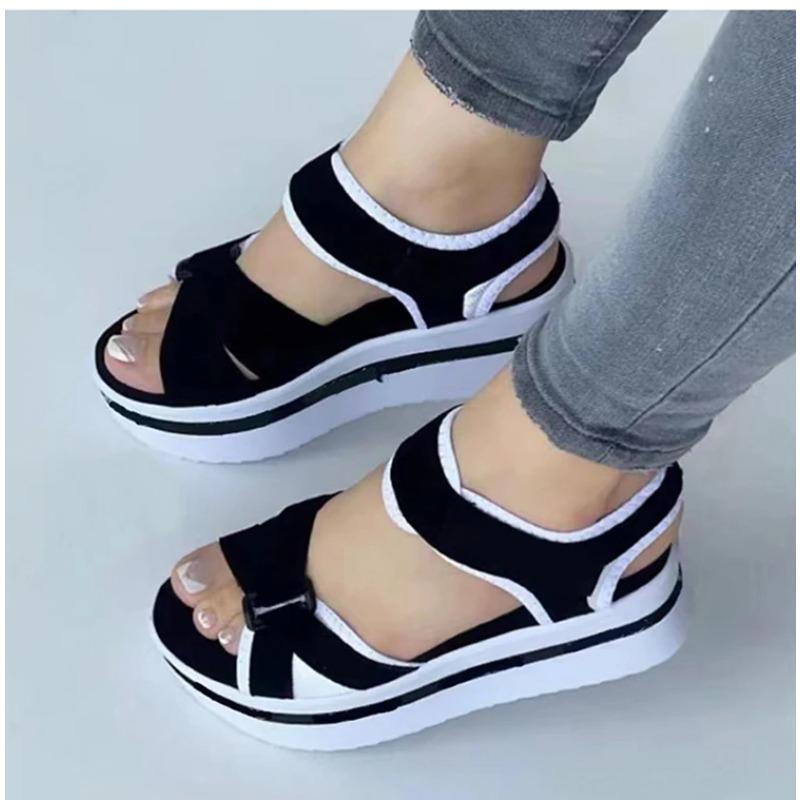 Summer Sandals Shoes Women Outdoor Walking Party Shoe Wedge Sandals Beach Footwear Sandal