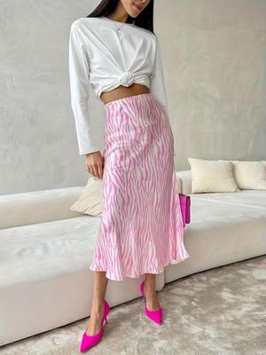 High-End Französischer Druck Damen Fishtail A-Linien Midi-Rock - Sommermode
