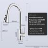 Rongshida Stainless Steel Pull-Out Kitchen Faucet
