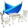 KIYERSY Portable Hammock & Luyouyou Outdoor Table Set