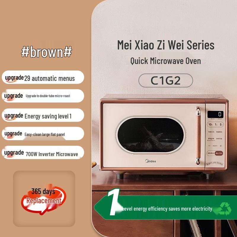 Midea Compact Microwave: Multi-functional, Even Heat, Fast Heating, Easy Operation, Flexible Timing.