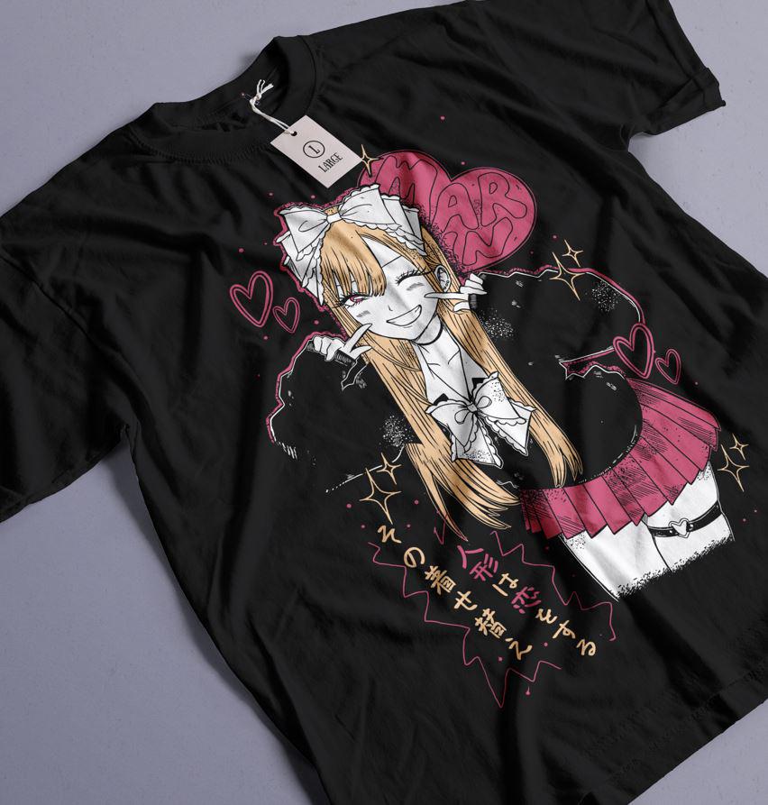 Unisex My Cosplay Darling Anime T-shirt, Sailor Manga Waifu Graphic Tee Shirt 4XL