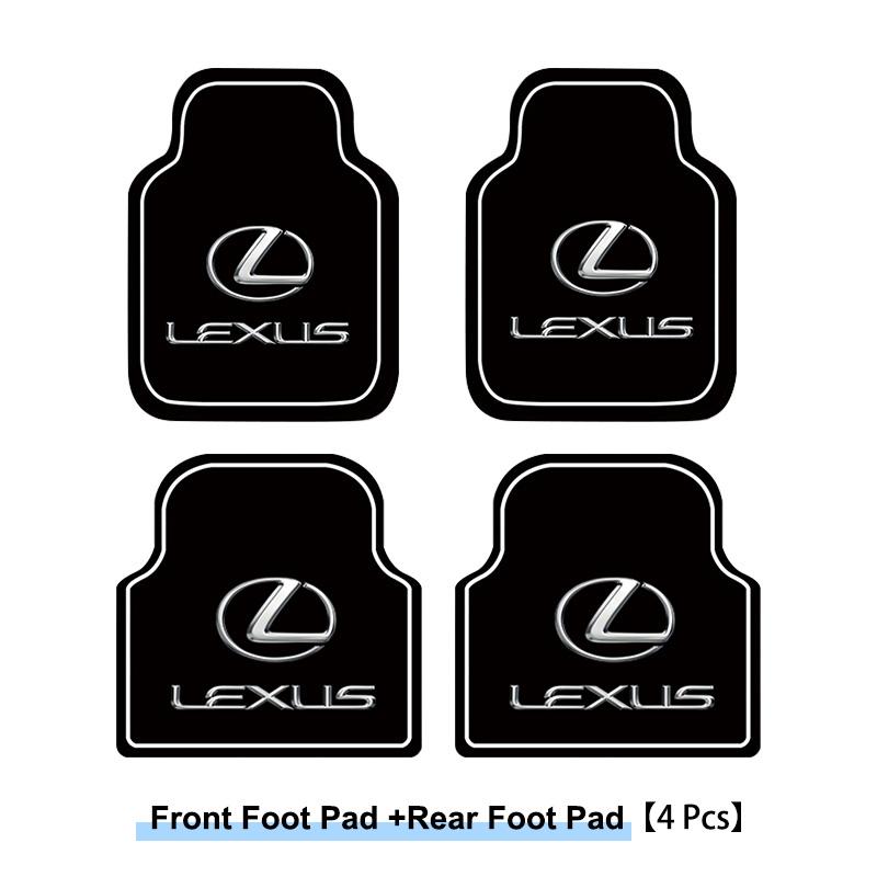 Car Anti Fouling Floor Mats for Lexus ES300 RX330 RX300 GS300 IS250 IS200 CT200h IS300 NX RX LX GX GS Diatom mud foot pad Carpet