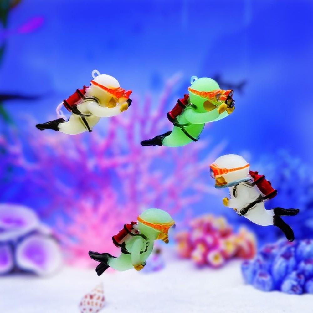 Glow In The Dark Fish Tank Decoration Floating Design Aquarium Decoration  Fish Tank