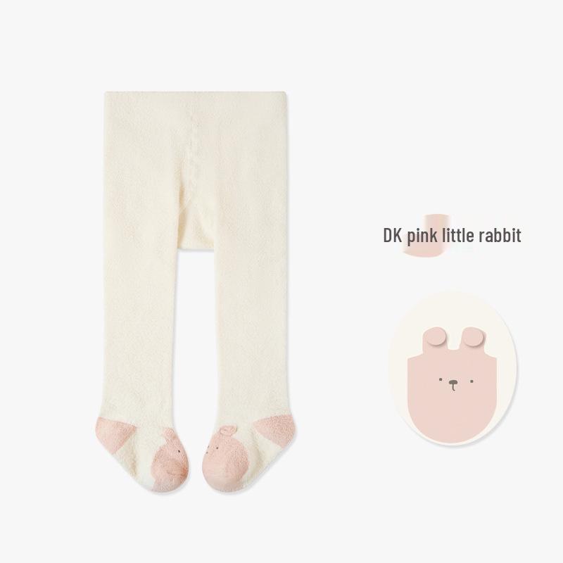 Samt Verdickte Baby-Strumpfhosen – Herbst/Winter Einteiler Mädchen Cartoon-Socken