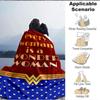 1pc Wonder Woman Flannel Throw Blanket Lightweight Soft Warm All Season Blanket for Sofa, Bed, Travel, Camping L1024199