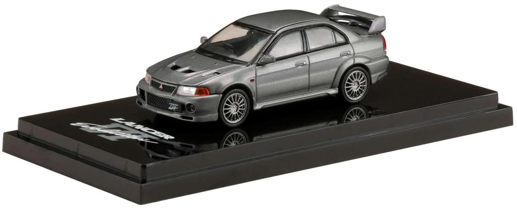 HJ64 Mitsubishi Lancer GSR Evolution 6 1999 Gray Metallic Finished Product 1/64 (CP9A) (Custom Color)