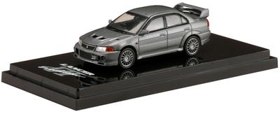 Mitsubishi Lancer GSR Evolution 6 1999 Grau Metallic 1/64 (CP9A) (Benutzerdefinierte Farbe)