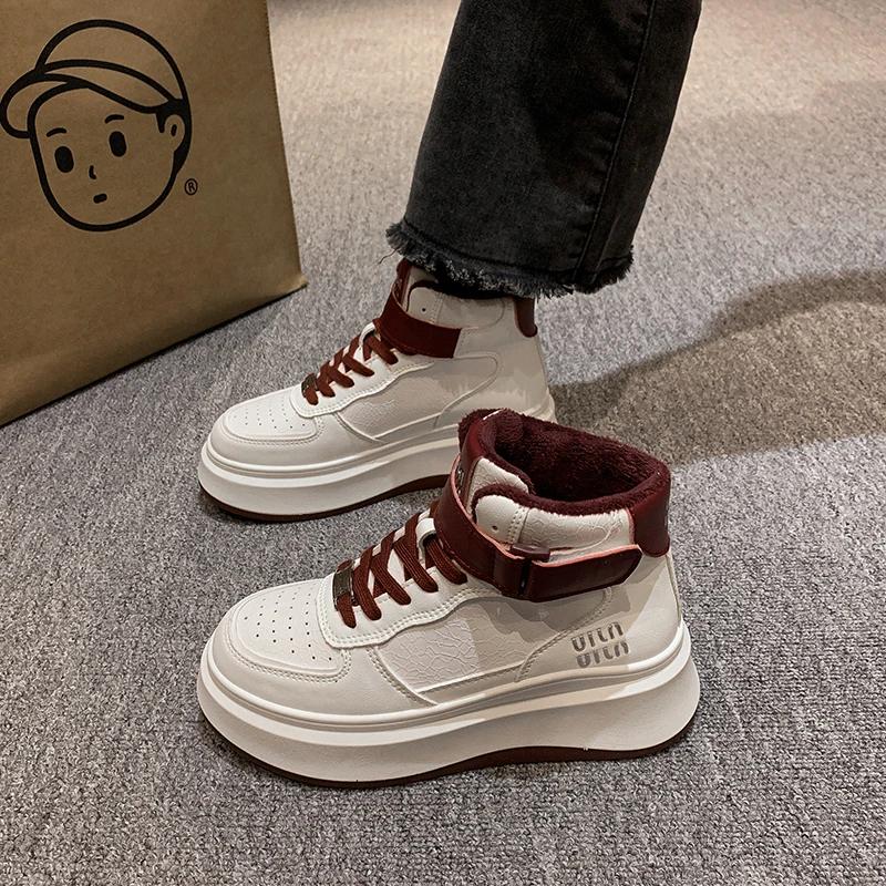 Women Shoes High Top Platform Casual Shoes for Women New Comfortable Sneakers Lightweight Walking Women Shoes Tenis