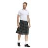 Neues Schottisches Festival-Rock Herren karierter Faltenrock Bierkleidung Außenhandel Unisex High-Waist Elastischer Halbrock für Herren