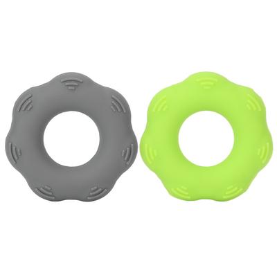 2 Stück Handgriff-Stärker Silikon 40lb Grün Übungsring 40lb Grau Kraftring für Muskeltraining Massage