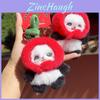 Panda Cherry Head Plush Keychain With Cute Student Bag Accessory For Kids And Teens