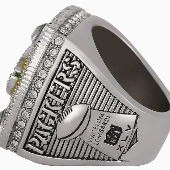 Anello Campionato NFL Green Bay Packers 2010 - Articolo da Collezione Molto Richiesto