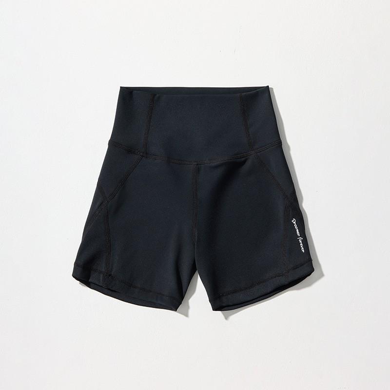 Girls' High-Waisted Shark Yoga Shorts - Summer Thin Layer